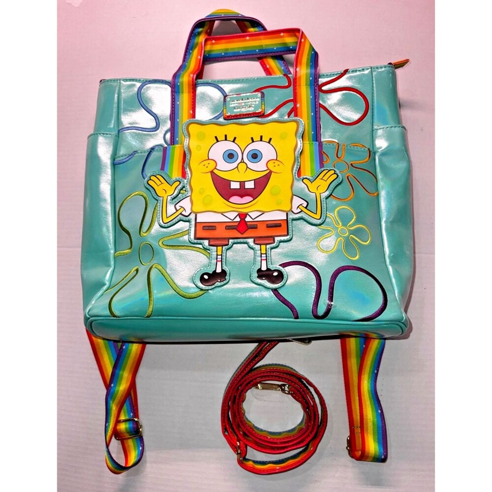 Loungefly SpongeBob SquarePants 25th Anniversary Imagination Convertible Tote